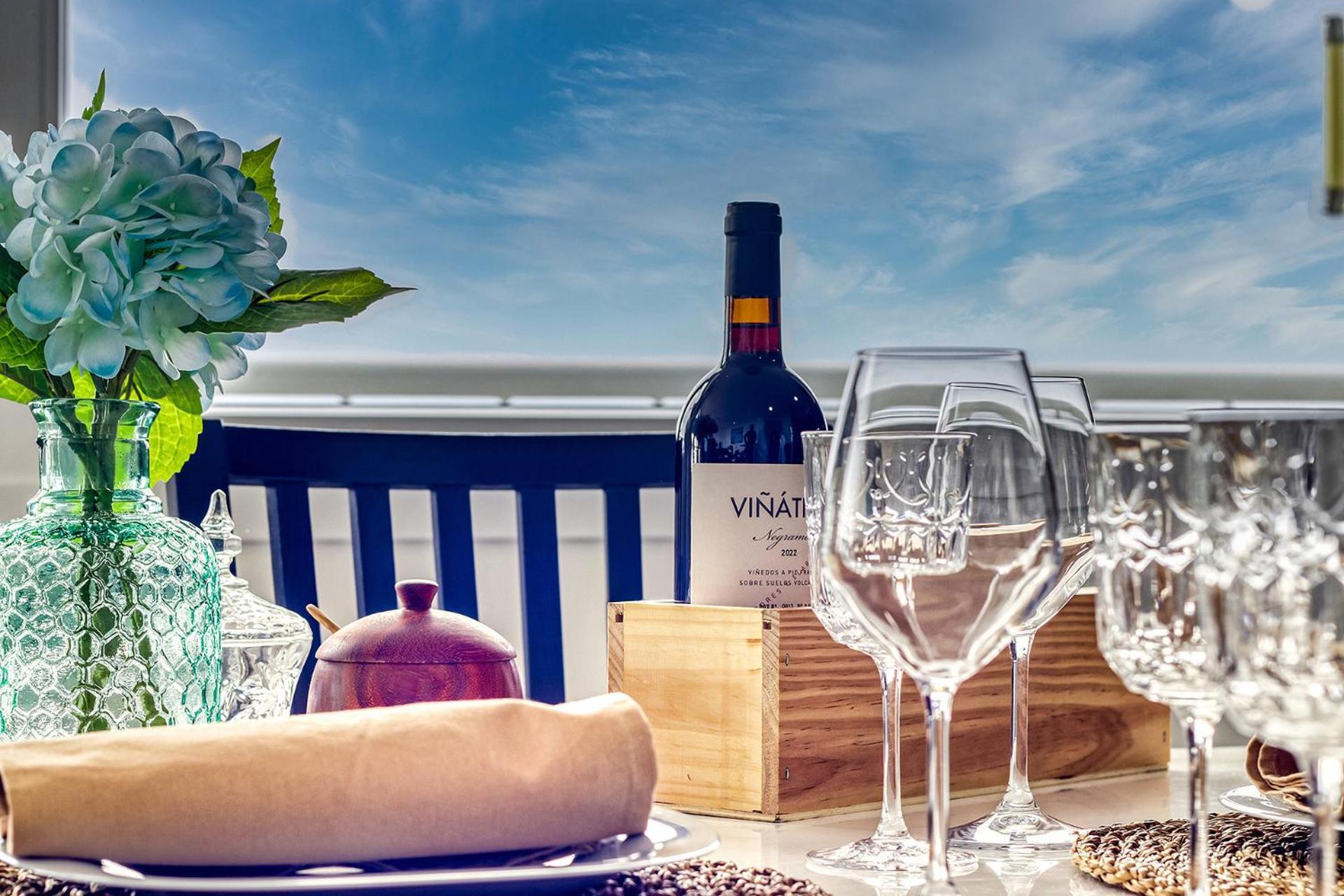 Central Modern Apartment With Private Parking & Ocean View & Coffee Corner Icod De Los Vinos Exteriör bild